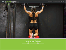 Tablet Screenshot of ithinkfitness.com